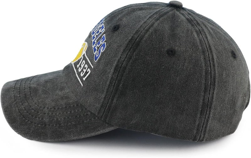 Terojnkl Embroidered City Football Hat for Men Women, Adjustable Unisex Cotton Fans Baseball Cap - Image 3